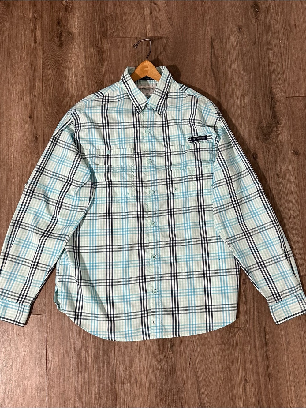 Columbia Shirt Plaid Long Sleeve Button-Down Super Tamiami PFG Shirt NWOT